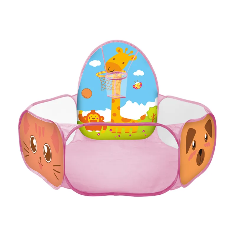 Wholesale Ocean Ball Plastic Indoor Basketball Sports Toy Kids Play Tent House for Children