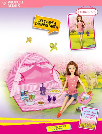 Wholesale Indoor Family Child Baby Doll Sets Kids Play Tent