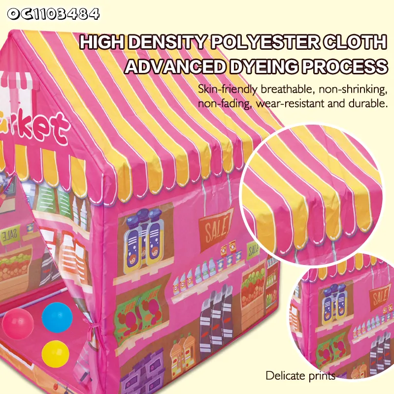 Wholesale Funny Kids Playhouse Children Tent Indoor Baby Folding Ocean Ball Pool Plastic Playhouse