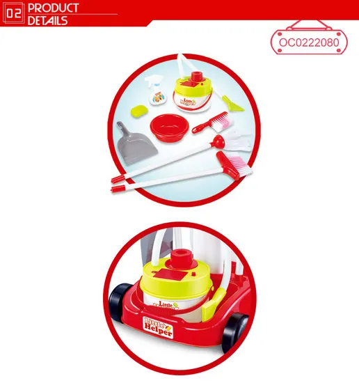 Wholesale Kids Plastic House Battery Operation Plastic Cleaning Educational Toy