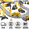 Mini Construction Dump Truck Race Diecast Car Track Toy Rail Car with Track Toy for Boys