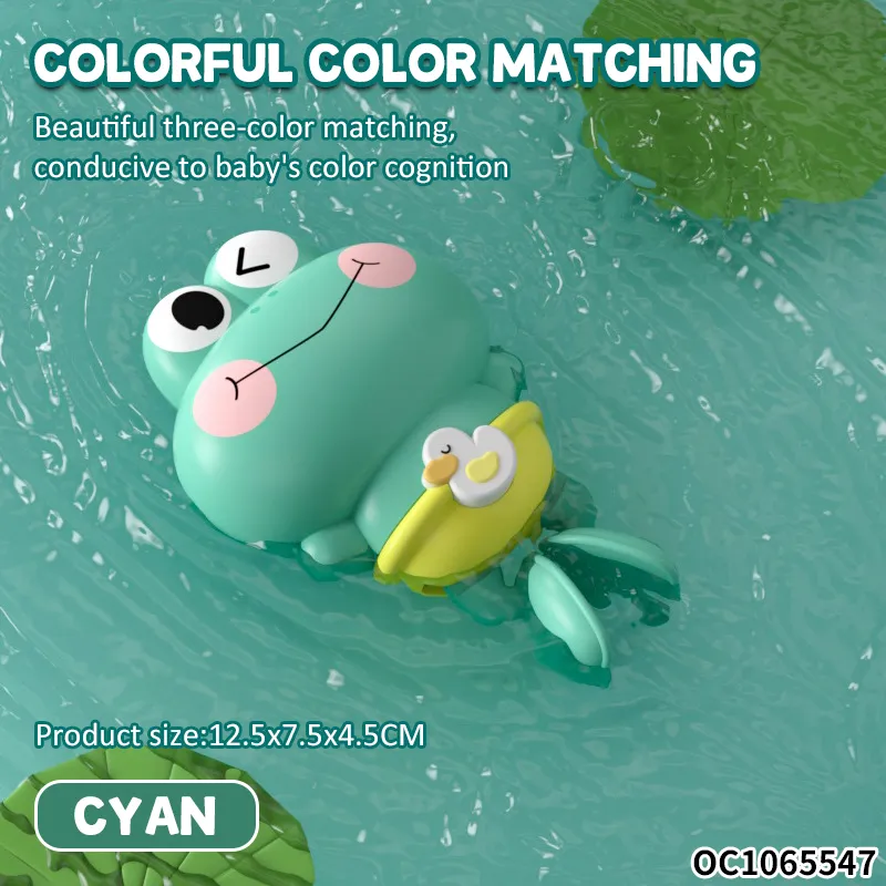Wholesale Plastic Children Frog Baby Kids Summer Bath Water Swimming Baby Bath Toys for Kids