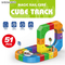 3D Flexible Race Railway Truck Track Assembly Brick Building Block Children Wholesale Plastic Train Toy Car Track Toy
