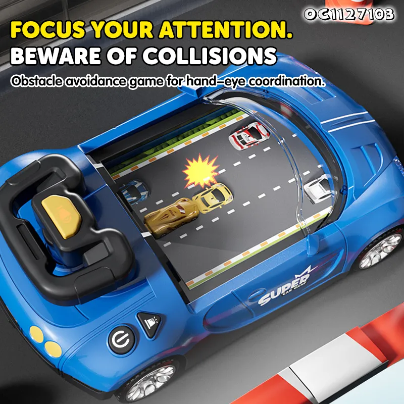 Baby Children Electric Racing Adventure Car Game Steering Wheel Toy for Kids with Music and Light