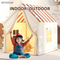 Wholesale Indoor Children Plastic Baby Role Indoor Playground for Kids Camping Playhouse with LED Light