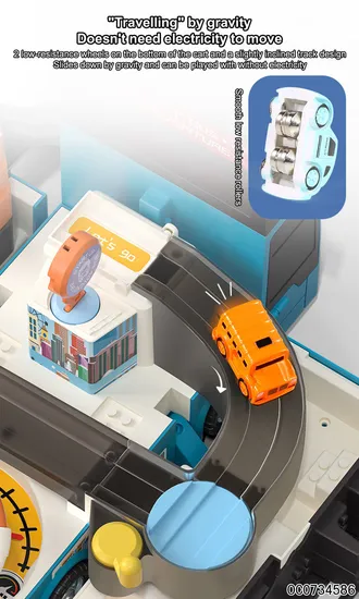 Bus Cars Interactive Interesting Montessori Electric Adventures Game Kids Steering Wheel Toy