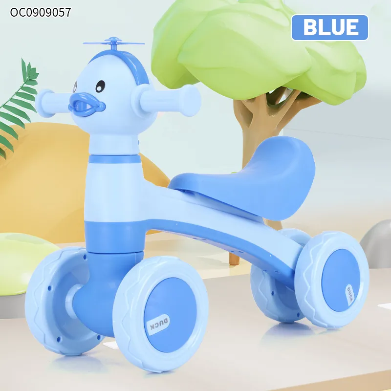 Wholesale Mini Children Duck Baby Balance Bike Ride on Car for Kids with Light Music