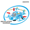Wholesale Mini Electric Remote Control RC Drone Helicopter for Kids with Light