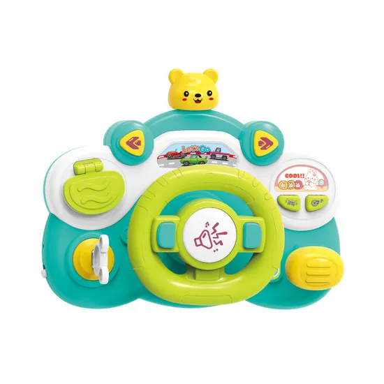 Children Educational Interactive Plastic Baby Steering Wheel Baby Musical Montessori Sensory Toy