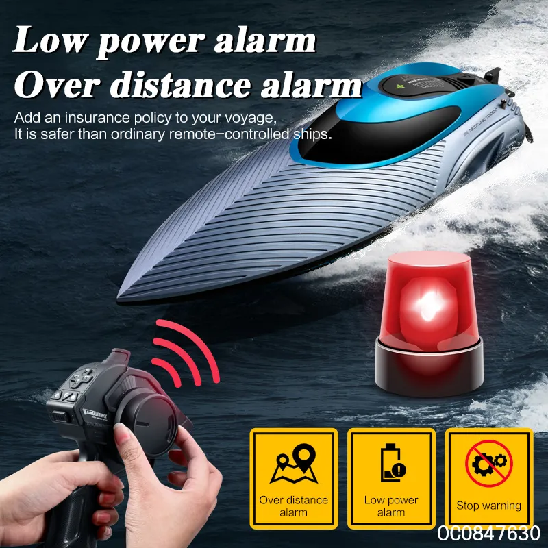 Wholesale Plastic Electric RC Speed Racing Model High Speed Toys Boats for Adult