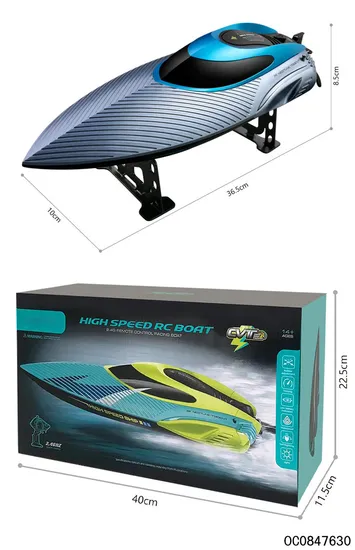Wholesale Plastic Electric RC Speed Racing Model High Speed Toys Boats for Adult