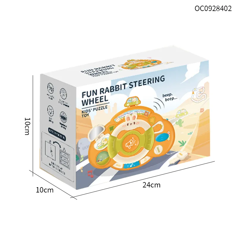 Montessori Custom Classic Interesting Kids Electronic Toys Steering Wheel Games for Baby