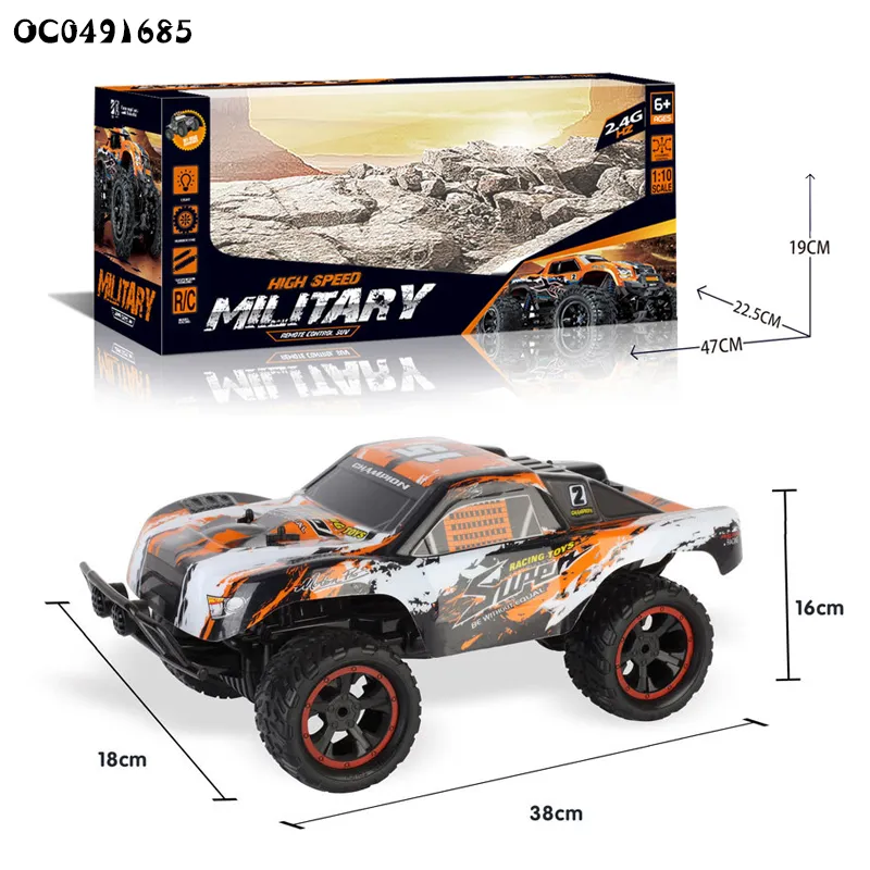 Wholesale LED Lights RC Cars High Speed off Road RC Remote Control Toy Cars for Kids