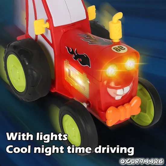 Wholesale RC Hobby Kids Remote Control Stunt Car with Light and Music