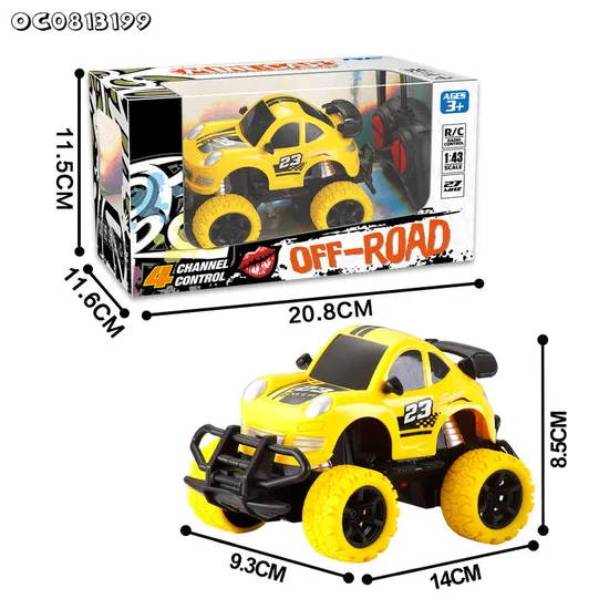 Wholesale 1: 43 Scale Electric off Road Toy Drift Remote Control RC Car with LED Light