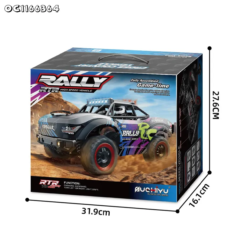 Large RC Car 1: 18 Scale High Speed off Road Remote Control 4WD Toy Drift Racing Car with Dazzling Light for Wholesale