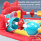 Fitness Gym Pedal Piano and Exercise Activity Crawling Mat Custom Soft Safe Play Floor Mat Baby Musical Mat with Hanging Animals