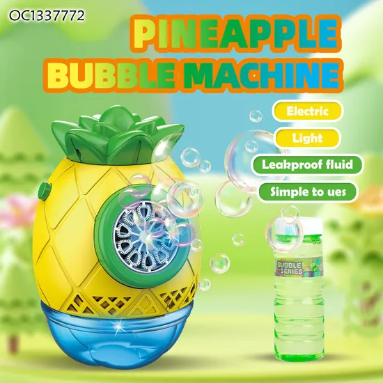 New Hot Summer Children Outdoor Garden Toy Suggest Me Some Item Electric Plastic Bubbles Makes Machine with Bubble Water
