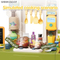 Wholesale Educational Pretend Role Play Set Simulation Tableware Cooking Water Spray Large Children's Plastic Kitchen Toy