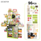 Wholesale Girls Pretend Play Sink Spray Children's Plastic Kitchen Play Set Electric Cooking Foods Toys