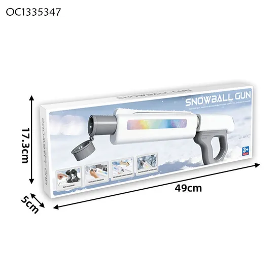 Winter Items Shooting Game Carnival Multiplayer Interactive Reaction Outdoor Challenge Games Snowball Launcher Gun for Kids