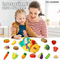 Wholesale Educational Playing Pretend Simulation Tool Cutting Fruit Children's Plastic Kitchen Plastic Toy for Kids