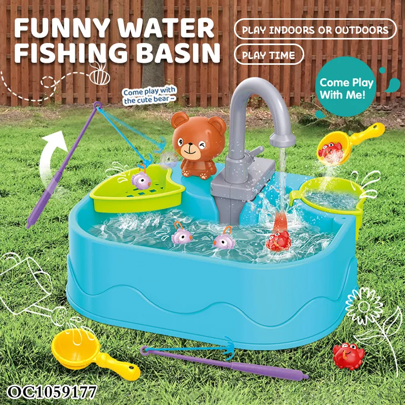 Wholesale Summer Montessori Summer Handheld Plastic Magnetic Fishing Game Water Toys
