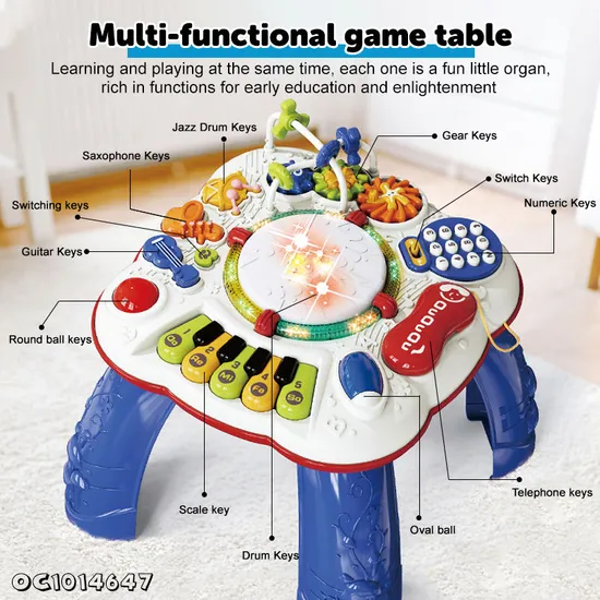 Wholesale Montessori Popular Electronic Plastic Piano Board Montessori Table Activity Educational Toys