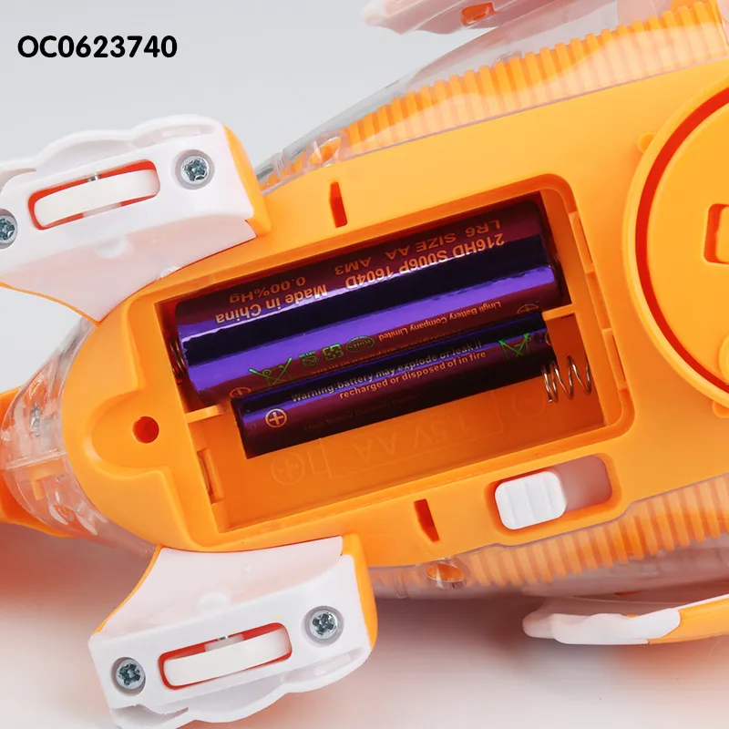 Wholesale Hot Selling Battery Operated Unique Electric Electronic Fish Toy with Light Music