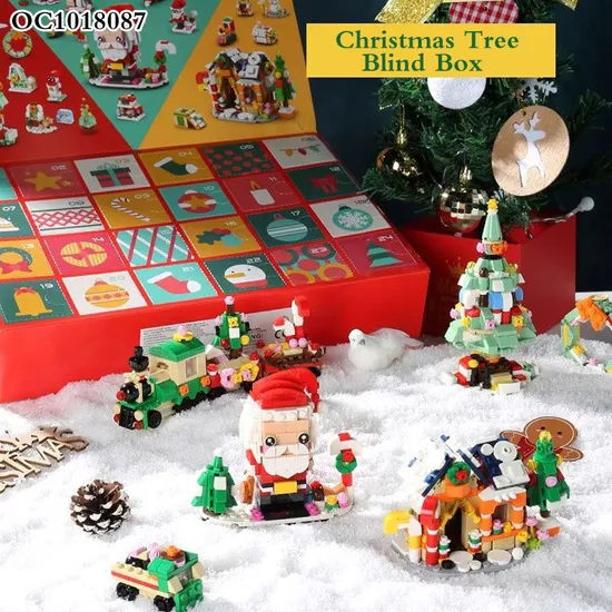 Wholesale Educational Plastic Blocks Building Christmas Cartoon Toys