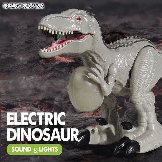 Dinosaur Theme Park Gift Wholesale Plastic Dinosaur Children New Electronic Small Toys Customize for Boys with Light and Sound