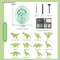 Dinosaur Eggs Archaeological Educational Series Toys Sand Excavation Fossil Dig Tools Toy for Kids Playground with Luminous Dinosaur