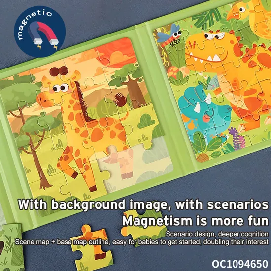 Early Educational Toys Personalized Custom Brain Developmental Games Animal Dinosaur Jigsaw Puzzles Toy for Adult Kids