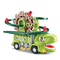 Rotating Plastic Ferris Wheel Multi Functional Electric Dinosaur Flexible Race Track Slide Toy with Light Music