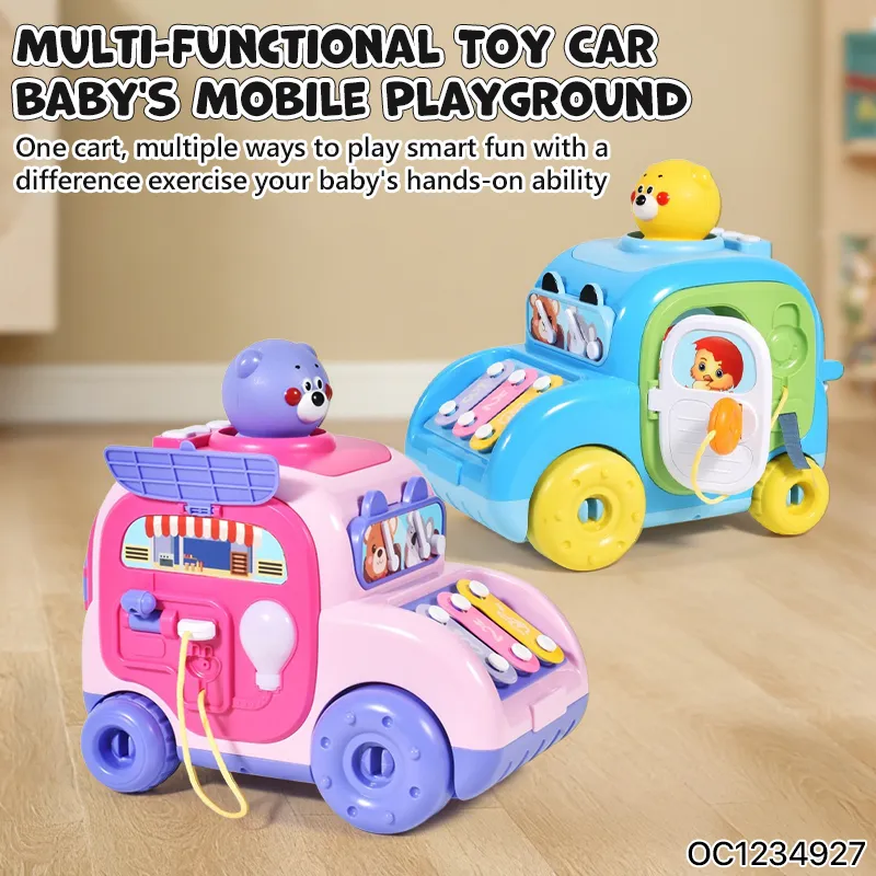 Wholesale Plastic Learning Educational Hand Eye Coordination Xylophone Percussion Musical Instrument Baby Toys
