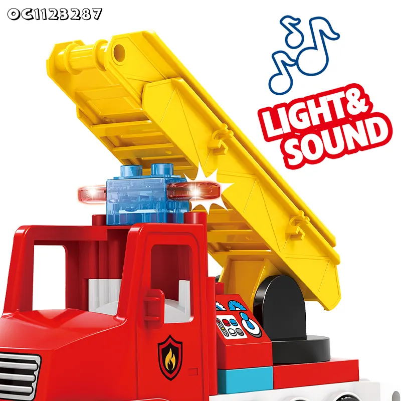 Building Block Assembly Kit for 4 Years Olds with Light and Sound