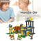 Wholesale Montessori Educational Plastic Mini Dinosaur Building Blocks Toy for Kids
