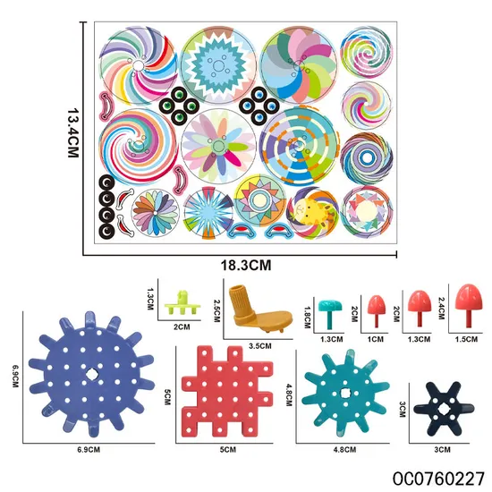 Wholesale Montessori Kids 140PCS DIY Educational Small Plastic Blocks Building Set Toy