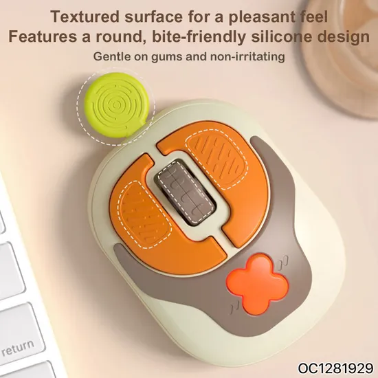 Toddler Rattle Items Wireless Simulation Mouse Electronic Kit Toys Early Educational Montessori Sensory Toys
