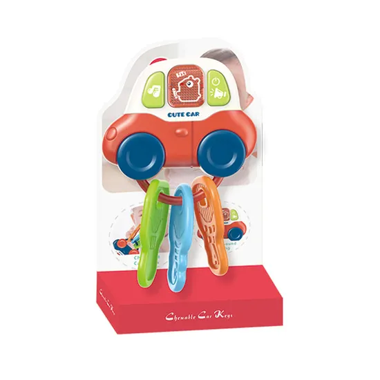 Montessori Toys Plastic Car Key for Baby Hand Rattle Toy