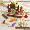 Wholesale Children Learning Plane Soft Montessori Soft Plush Vegetable Stuffed Toy