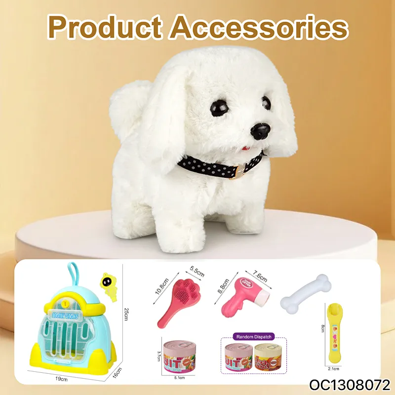 Wholesale Pet Creative Custom Stuffed Animals Electrical Plush Dog Toys for Kid