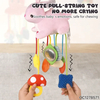 Wholesale Stuffed Doll Rabbit Cute Fabric Pull Hanging Baby Plush Sensory Activity Toy