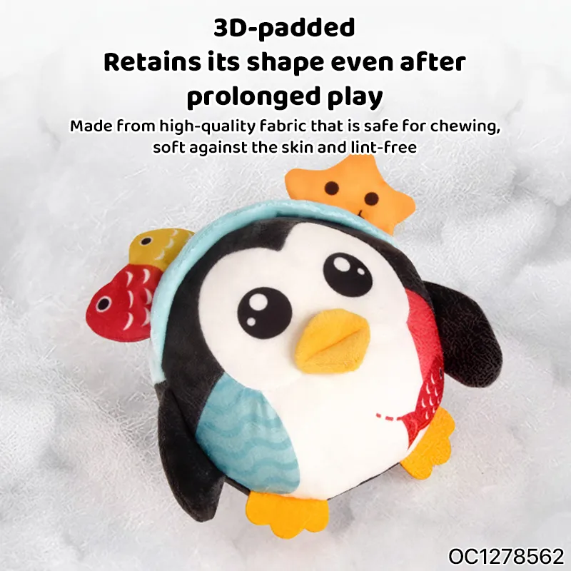Wholesale Stuffed Cute Baby Soothing Soft Walking Penguin Animal Plush Toy
