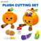 Wholesale Stuffed Fruit and Vegetable Cutting Custom Plush Cognitive Baby Educational Learning Toy