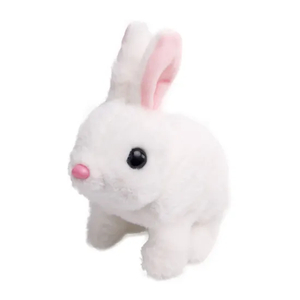 Wholesale Stuffed Electric Walking Interactive Plush Children Custom Rabbit Plush Toy Doll