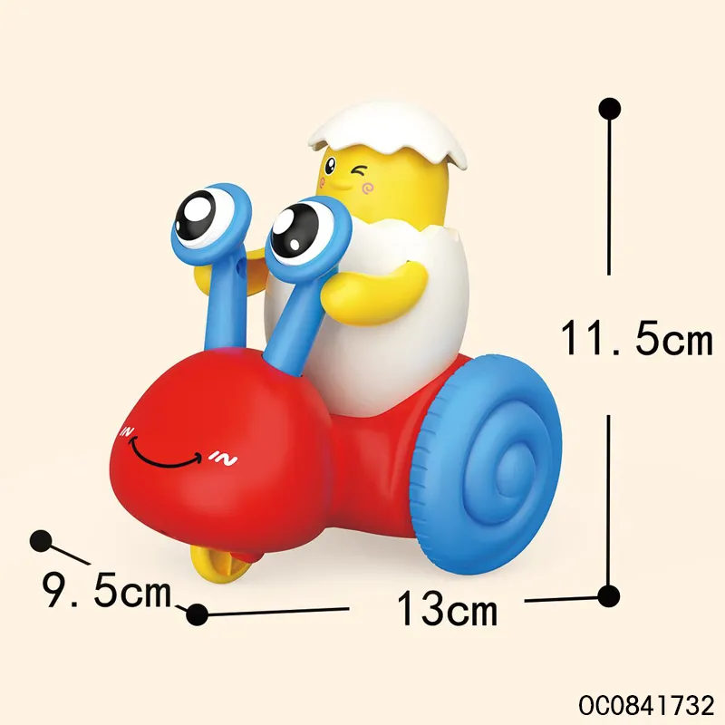 Wholesale Children Baby Educational Plastic Press and Go Animal Cartoon Car Toy for Sale