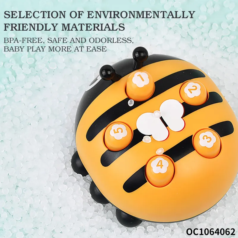 Wholesale Montessori Kid Insect Car Press Button Whack a Mole Children Exercise Interactive Game Hammer Toy
