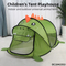 Wholesale Child Green Cartoon Dinosaur Design Kids Cute Pop up Play Foldable Children House Indoor Bedroom Toys Kids DIY Play Tent