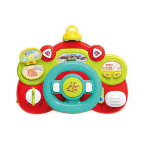 Children Educational Plastic Montessori Sensory Board Games Baby Steering Wheel Toys Wholesale